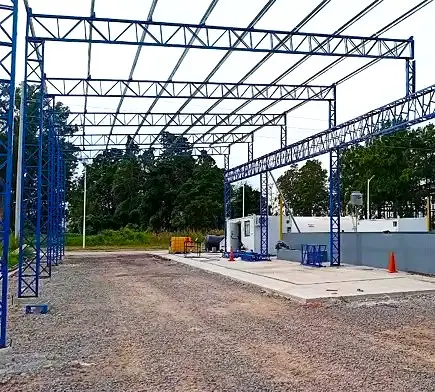 Vista panorámica del parque solar